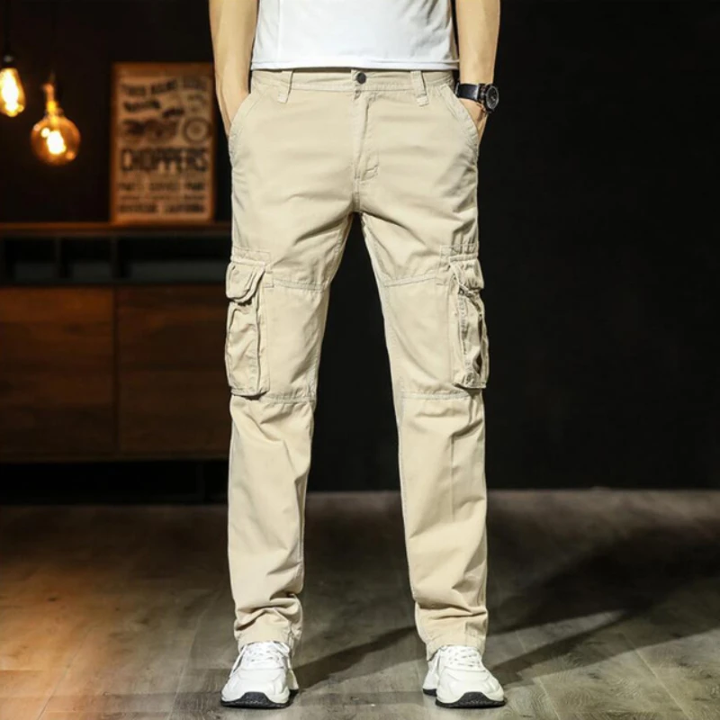 Men Casual Cargo Pants Cotton Elastic Spring Outdoor Hiking Trekking Tactical Pants Male Military Multi-Pocket Cargo Trousers
Men Casual Cargo Pants Cotton Elastic Spring Outdoor Hiking Trekking Tactical Pants Male Military Multi-Pocket Cargo Trousers