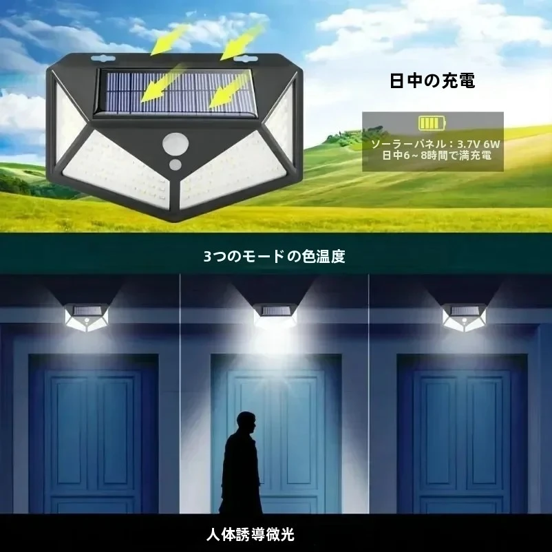 Многофункциональная солнечная лампа, солнечный светодиодный светильник для наружного садового декора, водонепроницаемый прожектор на солнечной энергии с датчиком движения
Многофункциональная солнечная лампа, солнечный светодиодный светильник для наружного садового декора, водонепроницаемый прожектор на солнечной энергии с датчиком движения