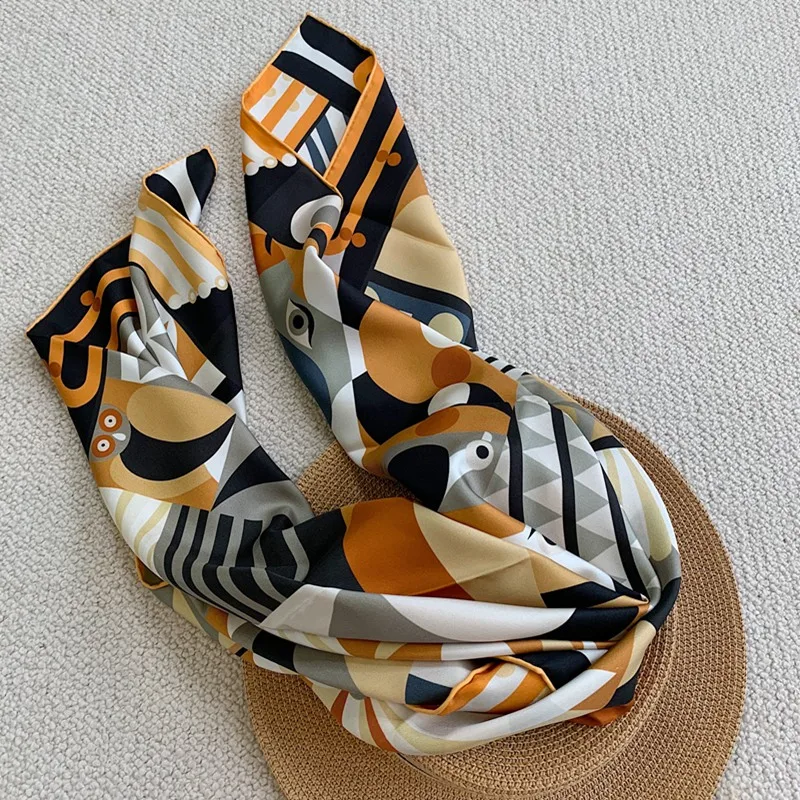 90 Silk Scarf Neckerchief 100% Silk Bandana Scarf Head Scarves Hijab for Hair Wrapping Large Square Silk Shawl Cape 18mm
90 Silk Scarf Neckerchief 100% Silk Bandana Scarf Head Scarves Hijab for Hair Wrapping Large Square Silk Shawl Cape 18mm