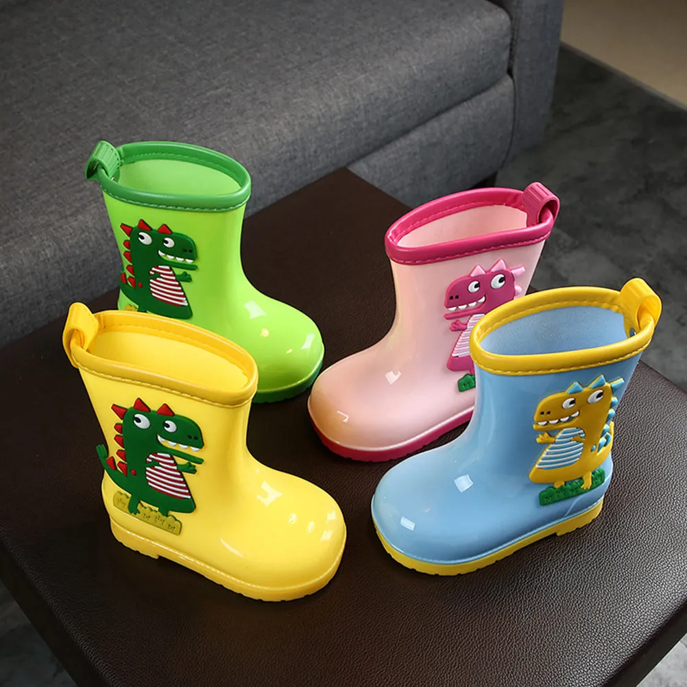 1Pair Kids Dinosaur Rain Boots PVC Waterproof Overshoes for Children Lightweight Non-Slip Rainshoes Cartoon Design Boys Girls
1Pair Kids Dinosaur Rain Boots PVC Waterproof Overshoes for Children Lightweight Non-Slip Rainshoes Cartoon Design Boys Girls