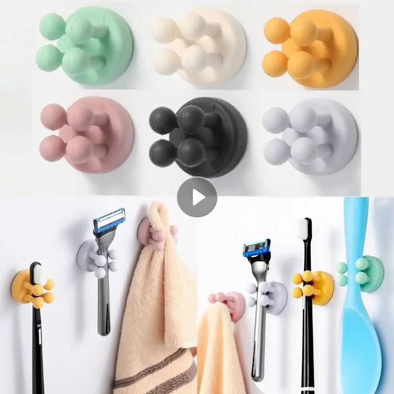 Silicone Hook Toothbrush Holders Kawaii Cartoon Animal Wall Mounted Tooth Brush Storage Racks With Suckers Bathroom Organizer
Silicone Hook Toothbrush Holders Kawaii Cartoon Animal Wall Mounted Tooth Brush Storage Racks With Suckers Bathroom Organizer