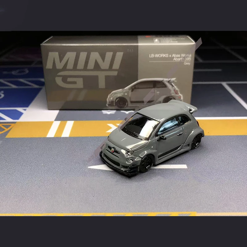 MINIGT 995 1:64 LBWK Abarth LB-WORKS Abas Works Grey, литая под давлением модель автомобиля, коллекция игрушек 
MINIGT 995 1:64 LBWK Abarth LB-WORKS Abas Works Grey, литая под давлением модель автомобиля, коллекция игрушек