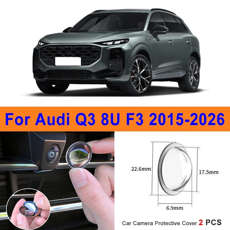 360 Reverse Image Car Camera Cover Anti-Scratch PC Lens Protector Stickers For Audi Q3 8U F3 2015-2026 2Pcs
360 Reverse Image Car Camera Cover Anti-Scratch PC Lens Protector Stickers For Audi Q3 8U F3 2015-2026 2Pcs