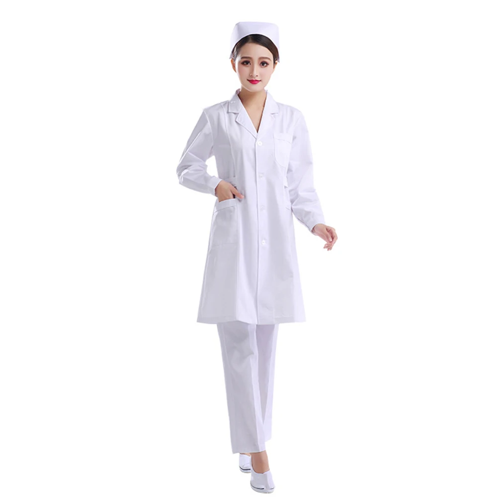 Nurse Coat White Hospital Uniform Slim Design Cotton Apparel Doctor Coats Nursing Uniforms Pharmacy Wear
Nurse Coat White Hospital Uniform Slim Design Cotton Apparel Doctor Coats Nursing Uniforms Pharmacy Wear
