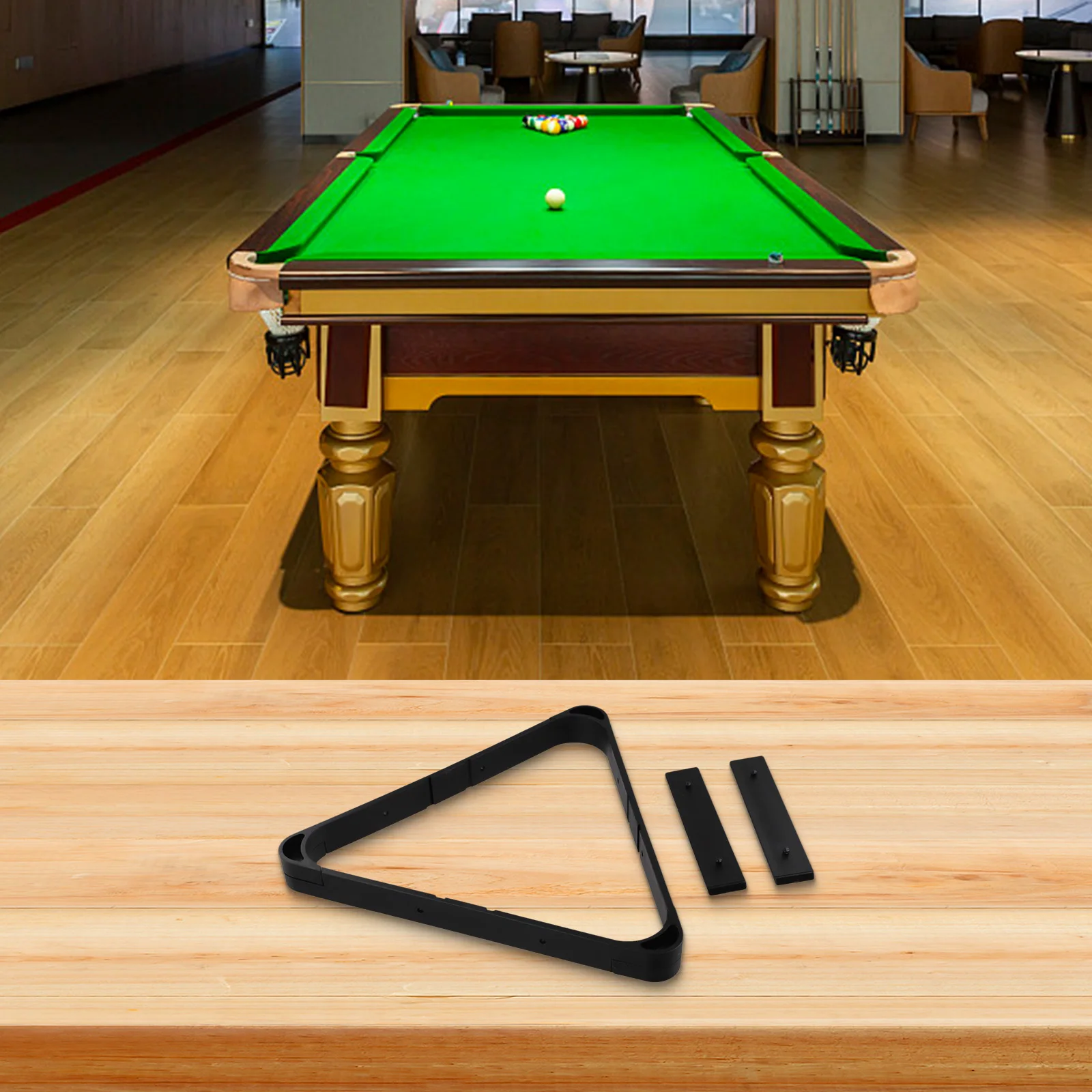 Billiards Triangle Rack Plastic Dual-Purpose Diamond Rack For Standard 2-1/4 Inch Balls Can Be Transformed Into 9/15-ball Rack
Billiards Triangle Rack Plastic Dual-Purpose Diamond Rack For Standard 2-1/4 Inch Balls Can Be Transformed Into 9/15-ball Rack