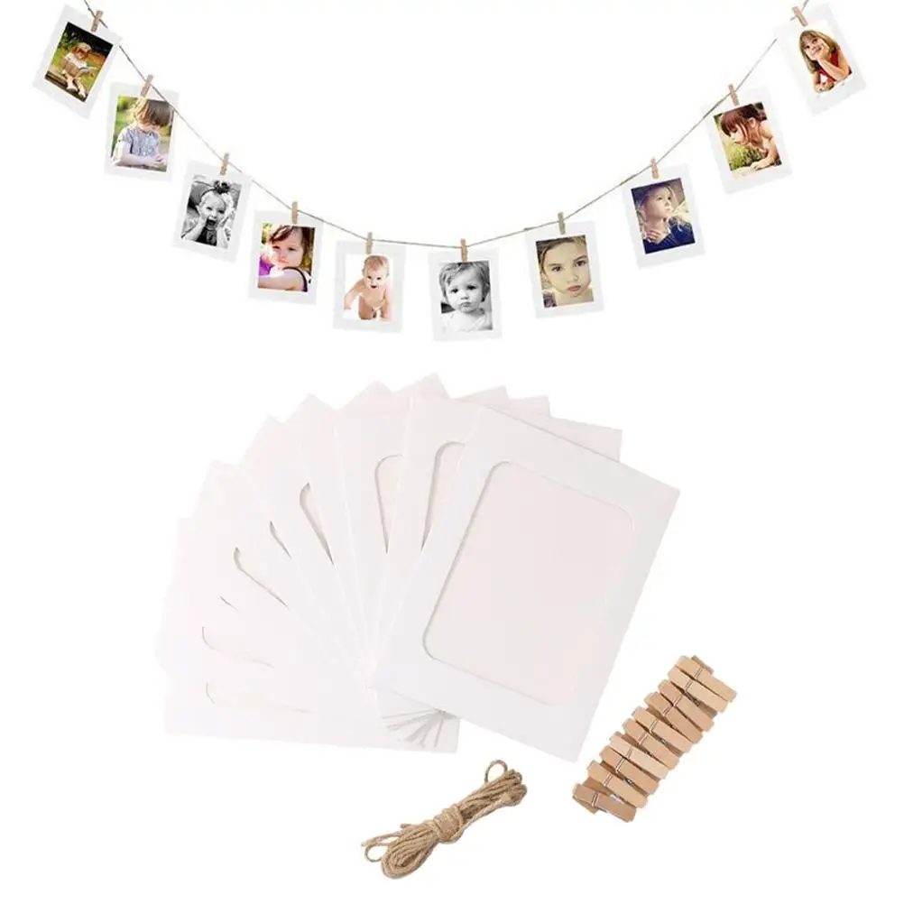 10 Pcs Vintage Frames Paper Photo Art Craft DIY Picture Frame Sets 5 Inch Clips String Hanging Decorative Displays
10 Pcs Vintage Frames Paper Photo Art Craft DIY Picture Frame Sets 5 Inch Clips String Hanging Decorative Displays