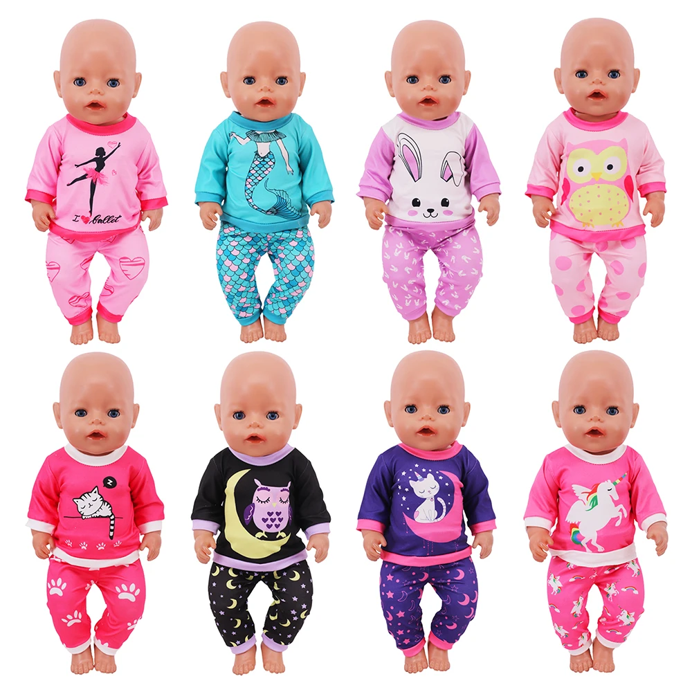 Cute Cat Animal Mermaid T-Shirt+Shorts Clothes Set Pajamas Fit For American 18 Inch Girl Doll And 43cm Baby New Born,Toy Doll
Cute Cat Animal Mermaid T-Shirt+Shorts Clothes Set Pajamas Fit For American 18 Inch Girl Doll And 43cm Baby New Born,Toy Doll