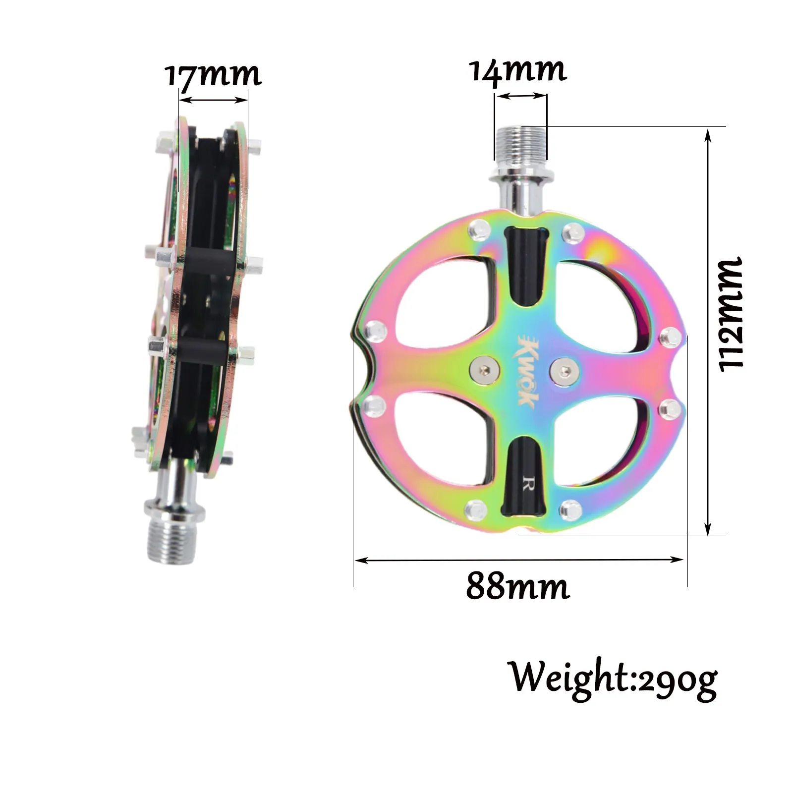Kwok Bicycle Pedals 3 Bearing Aluminum Alloy Ultralight MTB Road Pedals LightWeight Bike Pedals Non-slip Pedals Cycling Platform
Kwok Bicycle Pedals 3 Bearing Aluminum Alloy Ultralight MTB Road Pedals LightWeight Bike Pedals Non-slip Pedals Cycling Platform