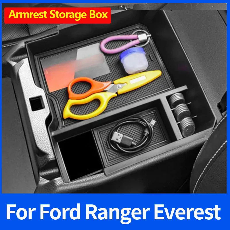 Car Armrest Storage Box Tray Console Organizer Holder For Ford Ranger Everest 2023 Electric Handbrake Auto Interior Accessories
Car Armrest Storage Box Tray Console Organizer Holder For Ford Ranger Everest 2023 Electric Handbrake Auto Interior Accessories