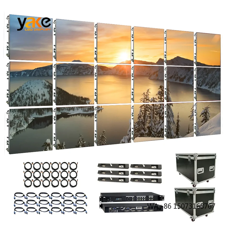 YAKE Rental Stage LED Display Lightweight Design P3.9 Outdoor Rental Led Screen
YAKE Rental Stage LED Display Lightweight Design P3.9 Outdoor Rental Led Screen
