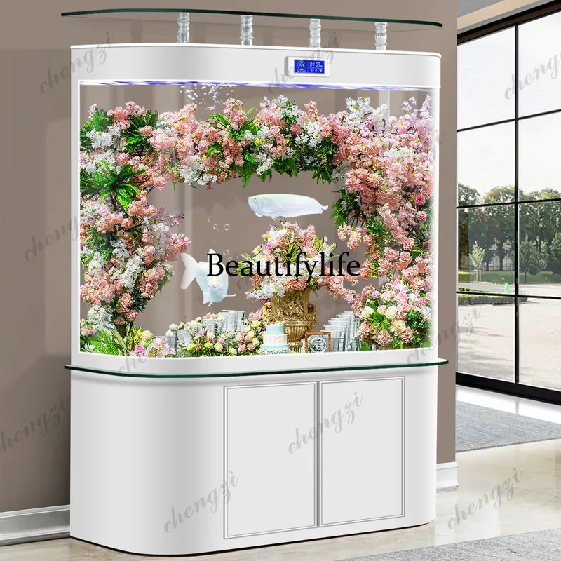 E182 Self-Cleaning Large Aquarium - Low-Maintenance Landscape Tank W/ Bottom Filter Large Floor-Standing Aquarium Furniture
E182 Self-Cleaning Large Aquarium - Low-Maintenance Landscape Tank W/ Bottom Filter Large Floor-Standing Aquarium Furniture