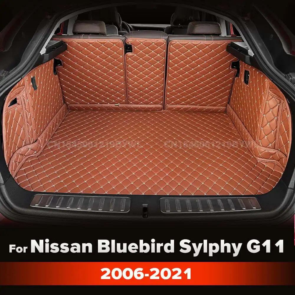 Для Nissan Bluebird Sylphy G11 2006-2021 20 19, автомобильный коврик для багажника с полным покрытием, автомобильный защитный коврик, грузовой вкладыш, аксессуары для интерьера
Для Nissan Bluebird Sylphy G11 2006-2021 20 19, автомобильный коврик для багажника с полным покрытием, автомобильный защитный коврик, грузовой вкладыш, аксессуары для интерьера