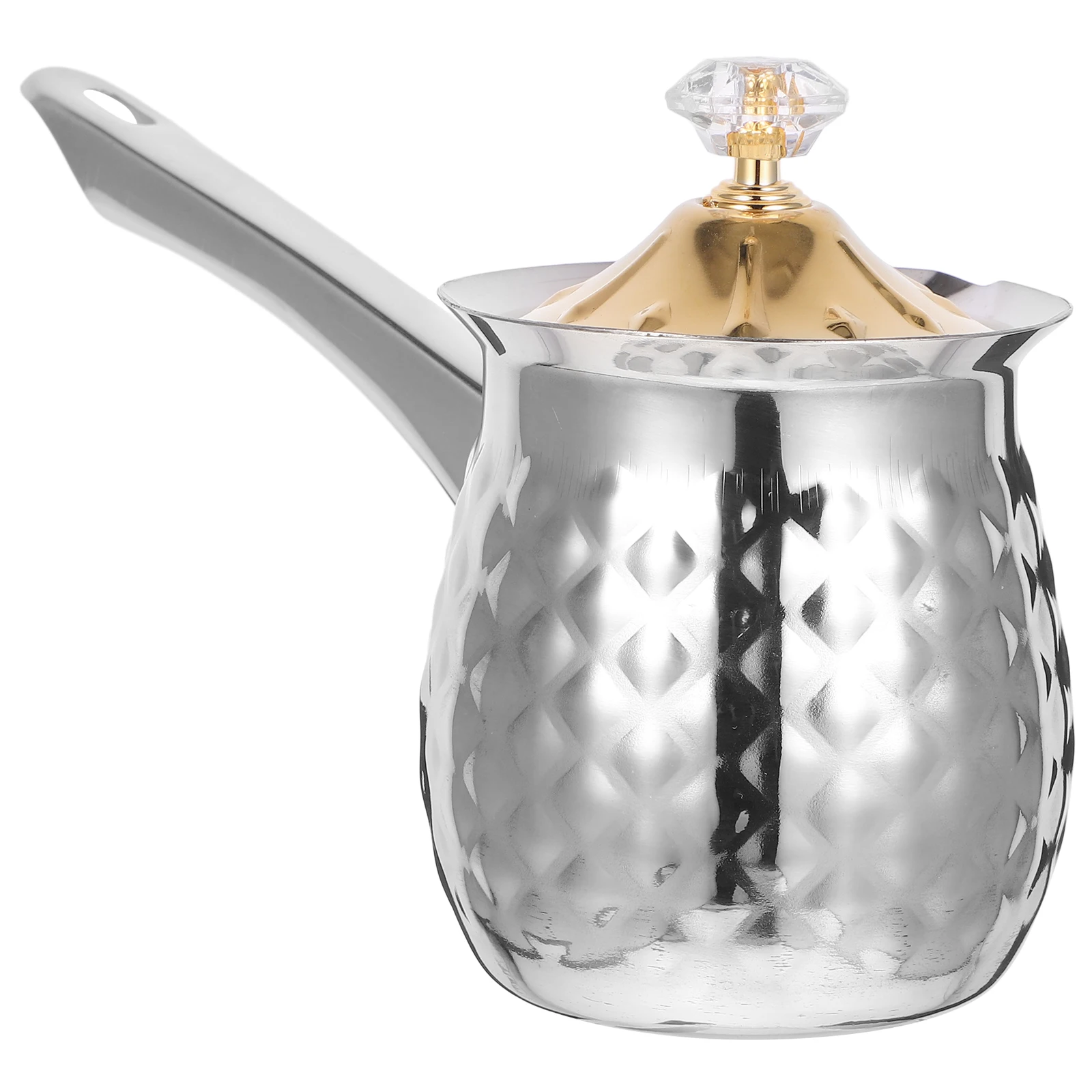Stainless Steel Wear-Resistant Milk Pitcher Pull Flower Cup Frothing Pitcher Milk Jug with Lid for Coffee Shop Home Kitchen
Stainless Steel Wear-Resistant Milk Pitcher Pull Flower Cup Frothing Pitcher Milk Jug with Lid for Coffee Shop Home Kitchen