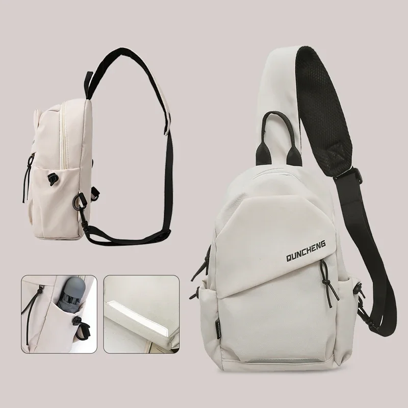 Crossbody Bag Men's Single Shoulder Small Backpack Chest Bag Women's Cycling Sports Mountain Climbing Boys Tablet Lightweight Mo
Crossbody Bag Men's Single Shoulder Small Backpack Chest Bag Women's Cycling Sports Mountain Climbing Boys Tablet Lightweight Mo