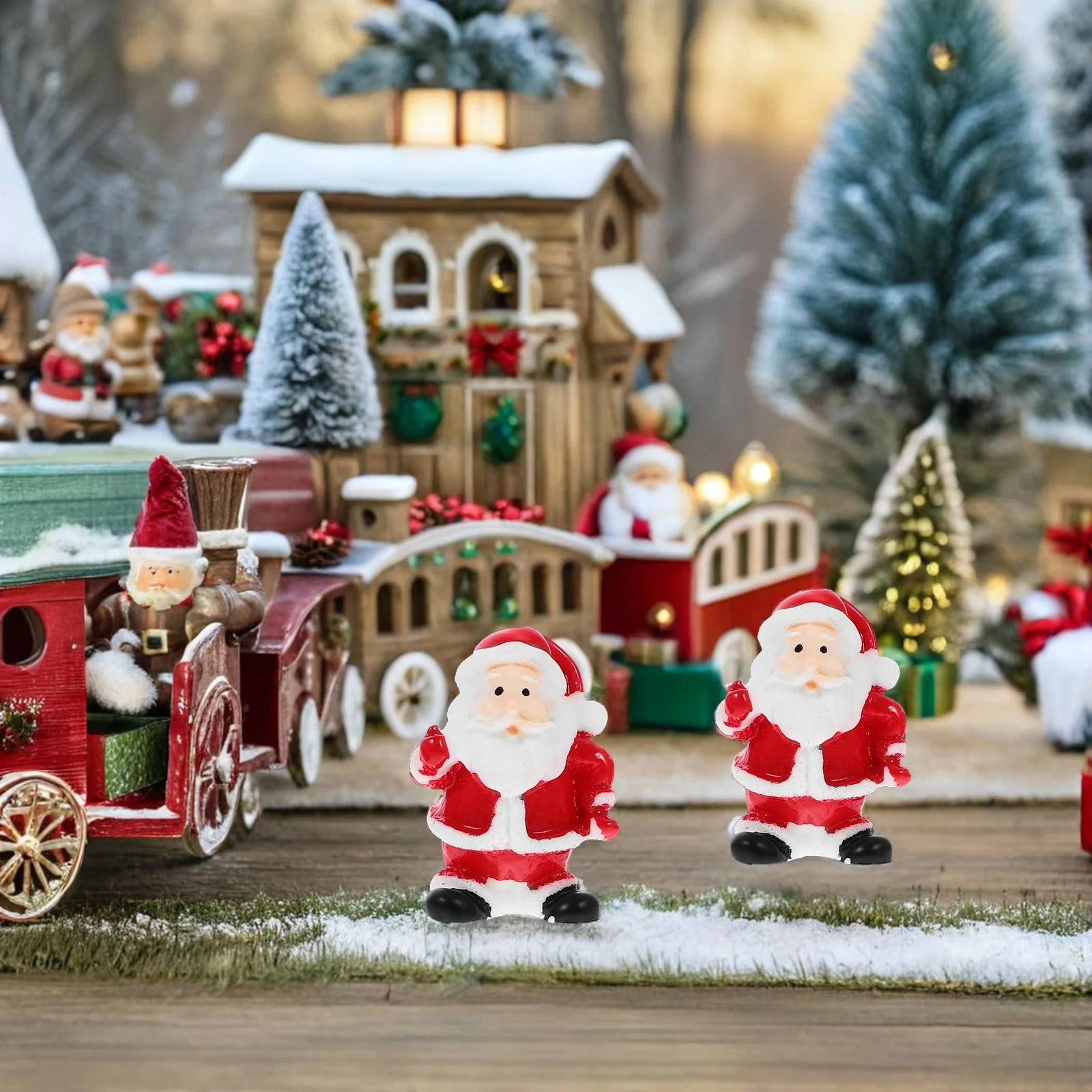 12pcs Mini Santa Claus Ornament Christmas Lovely Santa Claus Miniatures Micro Decorate Resin Landscape Decor Mixed Style
12pcs Mini Santa Claus Ornament Christmas Lovely Santa Claus Miniatures Micro Decorate Resin Landscape Decor Mixed Style
