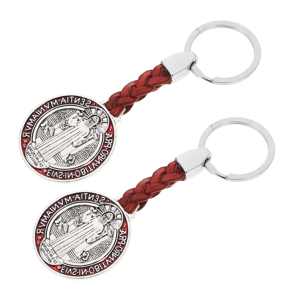 2pcs Benedicts Medal Pendant Catholics Keychain Benedicts Medal Keyring Protection Catholics Jewelry For Men Women Home Decor
2pcs Benedicts Medal Pendant Catholics Keychain Benedicts Medal Keyring Protection Catholics Jewelry For Men Women Home Decor