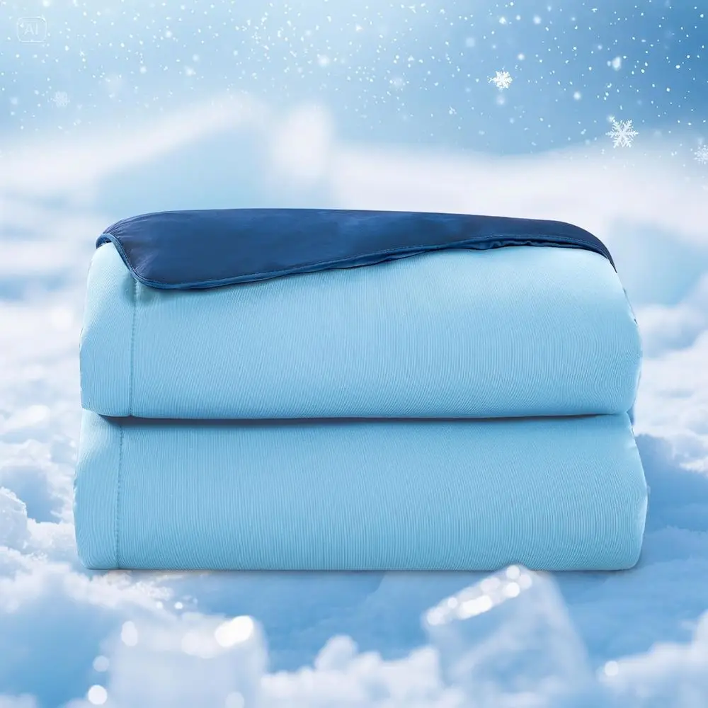 Cooling Comorter Queen Size,Double-Sided Cooling Blanket o Hot Sleepers,Blue Summer Comorter or Queen Size Bed,Breathable & Sot
Cooling Comorter Queen Size,Double-Sided Cooling Blanket o Hot Sleepers,Blue Summer Comorter or Queen Size Bed,Breathable & Sot
