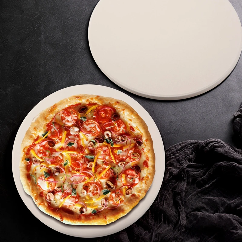 Pizza Stone for Baking-Cordierite Pizza Stone Plate for Bbq Grill Oven-Cook and Pizza Bread Cheese-Round 30.5Cm-A42I
Pizza Stone for Baking-Cordierite Pizza Stone Plate for Bbq Grill Oven-Cook and Pizza Bread Cheese-Round 30.5Cm-A42I