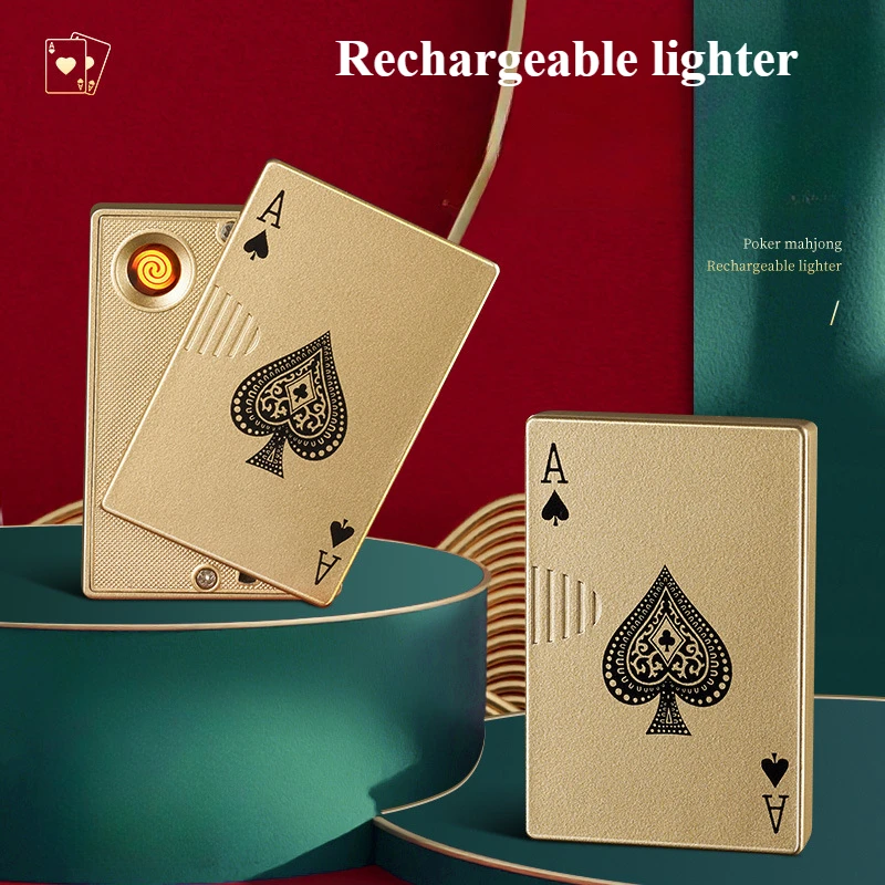 2025 New Metal Poker Cigarette Lighter Tungsten Wire Electric Lighter USB Charging, Cigarette Accessories Men's Gadgets Gift
2025 New Metal Poker Cigarette Lighter Tungsten Wire Electric Lighter USB Charging, Cigarette Accessories Men's Gadgets Gift