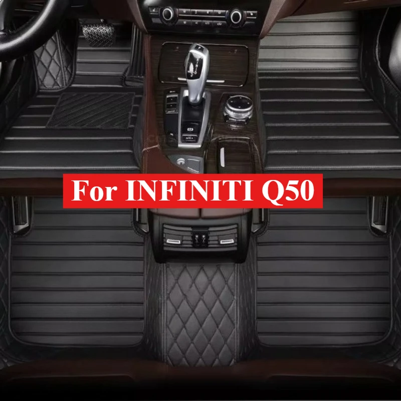 Custom Car Floor Mats For INFINITI Q50 2013-2015-2020 3 PCS All Weather Auto Accessories Foot leather Carpets Fashion Rugs Pads
Custom Car Floor Mats For INFINITI Q50 2013-2015-2020 3 PCS All Weather Auto Accessories Foot leather Carpets Fashion Rugs Pads