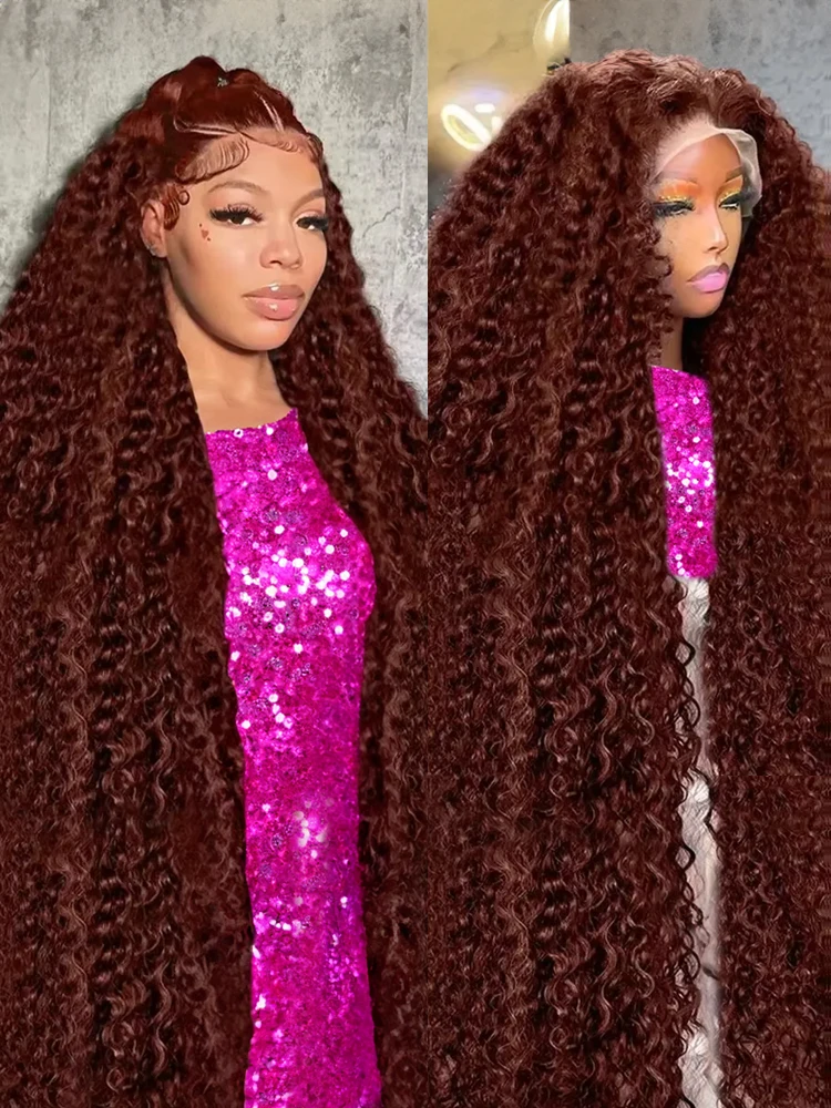 40-дюймовые HD-парики из натуральных волос, шоколадно-коричневые, 13x6, с водной завивкой, на кружевной основе, окрашенные, 13x4, с глубокой волной, на кружевной основе, для женщин, 250% плотность
40-дюймовые HD-парики из натуральных волос, шоколадно-коричневые, 13x6, с водной завивкой, на кружевной основе, окрашенные, 13x4, с глубокой волной, на кружевной основе, для женщин, 250% плотность