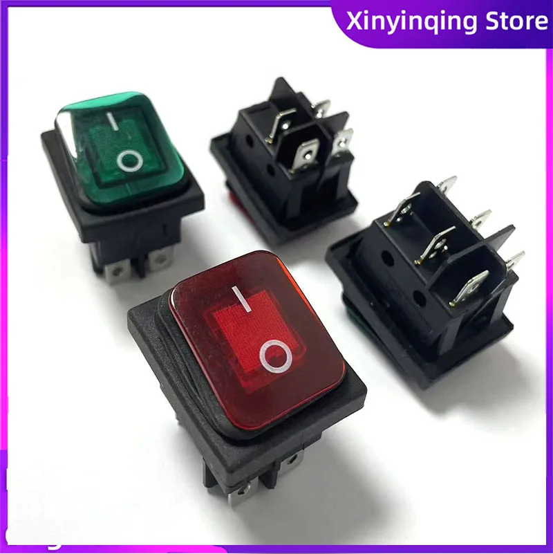 XYQ 5/10 шт. KCD4 ON OFF водонепроницаемый и маслозащитный переключатель 4/6pin 2 файла красный зеленый с подсветкой кулисный переключатель питания светодиод 16A 220 В 250 В
XYQ 5/10 шт. KCD4 ON OFF водонепроницаемый и маслозащитный переключатель 4/6pin 2 файла красный зеленый с подсветкой кулисный переключатель питания светодиод 16A 220 В 250 В