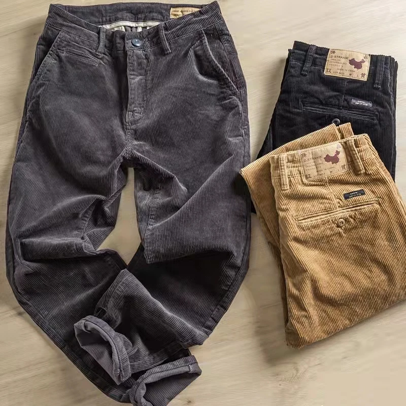 Men's Thickened Corduroy Casual Pants Autumn Winter Warm Loose Fit Straight Leg Cotton Workwear Trousers Youth Fashion Style
Men's Thickened Corduroy Casual Pants Autumn Winter Warm Loose Fit Straight Leg Cotton Workwear Trousers Youth Fashion Style