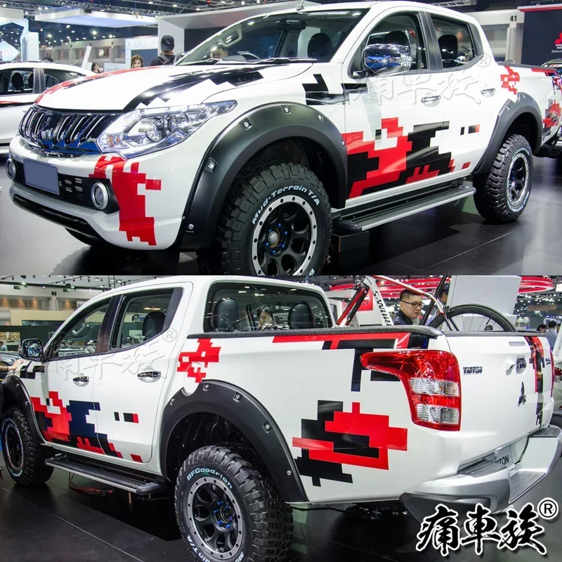 Car Vinyl Sticker FOR Mitsubishi Triton L200 pickup body decoration modification custom sports decal
Car Vinyl Sticker FOR Mitsubishi Triton L200 pickup body decoration modification custom sports decal