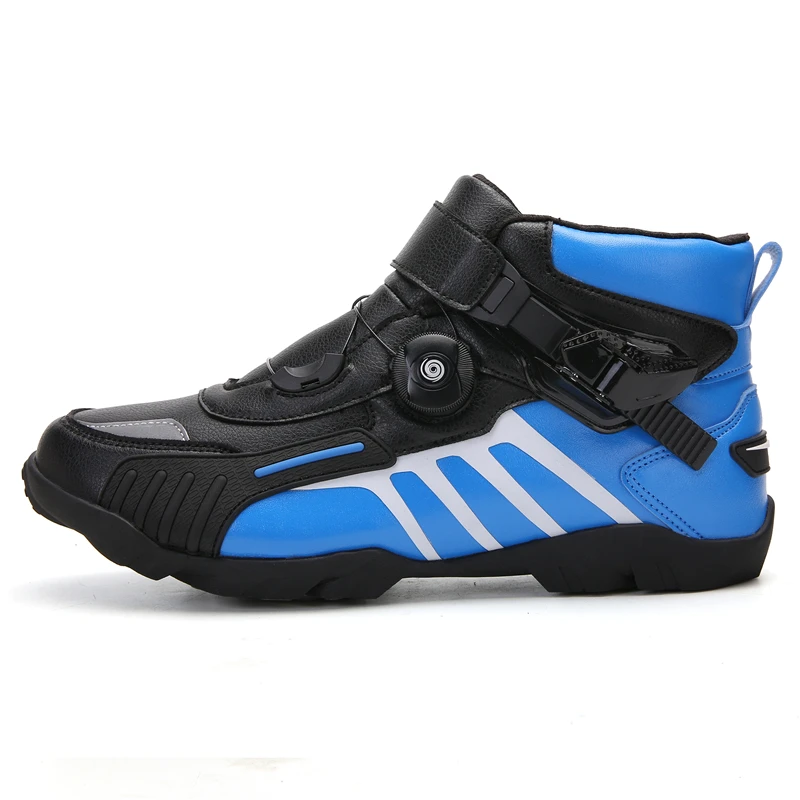 Blue Motocross Shoes Rubber Sole Motorcycle Shoes Wear Resistant Off-road Boots Antiskid Motorcycle Accessories Breathable
Blue Motocross Shoes Rubber Sole Motorcycle Shoes Wear Resistant Off-road Boots Antiskid Motorcycle Accessories Breathable