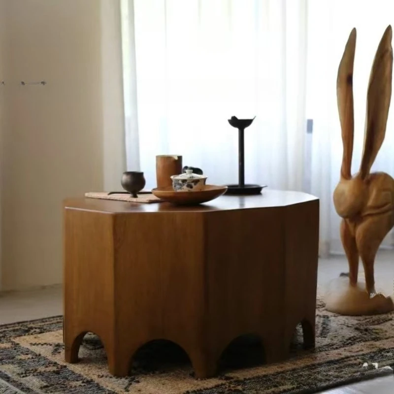 Round table solid wood living room small apartment coffee creative retro side corner
Round table solid wood living room small apartment coffee creative retro side corner