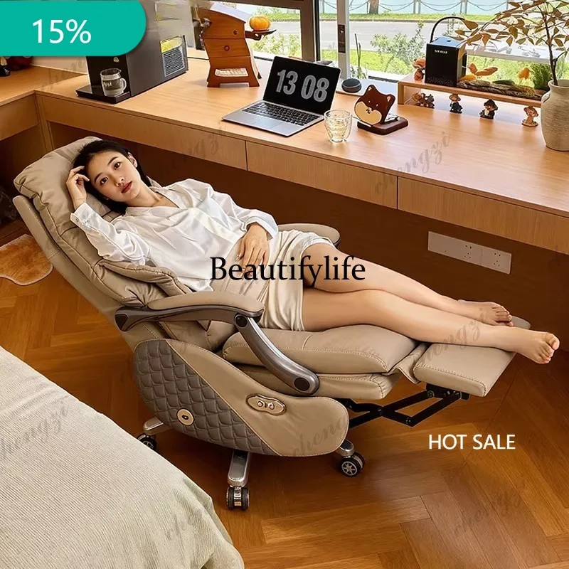 M182 Luxury Executive Home Office Chair - Convertible Reclining Computer Desk Chair for Prolonged Sitting Comfort Furniture
M182 Luxury Executive Home Office Chair - Convertible Reclining Computer Desk Chair for Prolonged Sitting Comfort Furniture