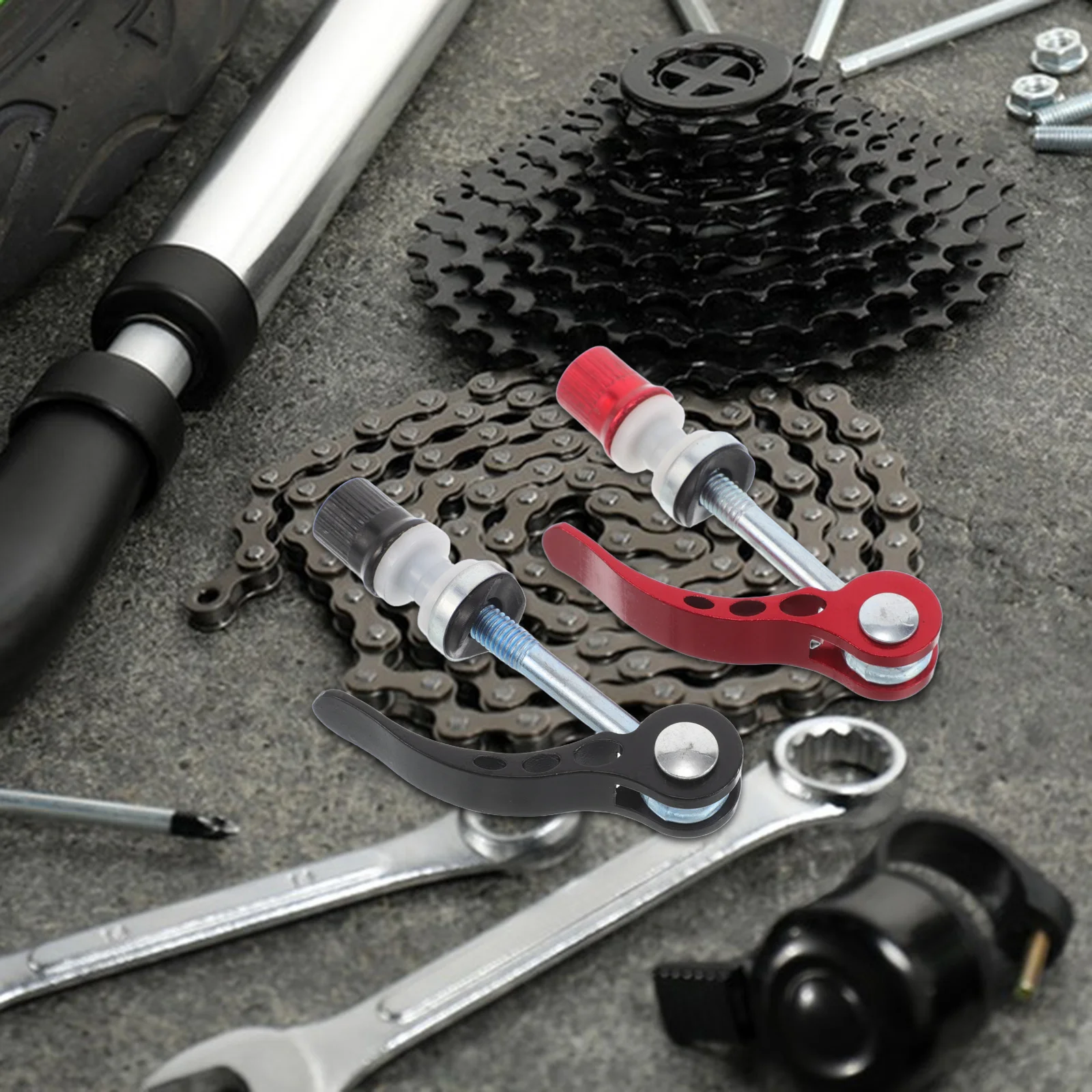 4Pcs Quick Release Seatpost Clamp Secure Locking Adjustable for Mountain and Road Bikes Quick Release Bicycle Seatpost Pin 
4Pcs Quick Release Seatpost Clamp Secure Locking Adjustable for Mountain and Road Bikes Quick Release Bicycle Seatpost Pin