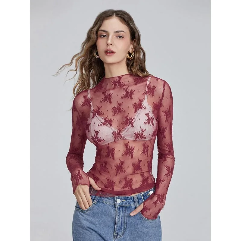 Sexy Sheer Lace Mesh Top Women's Lace Crop Top Breathable Summer Tank Top Cross-Border No Padding Other Material 100%
Sexy Sheer Lace Mesh Top Women's Lace Crop Top Breathable Summer Tank Top Cross-Border No Padding Other Material 100%