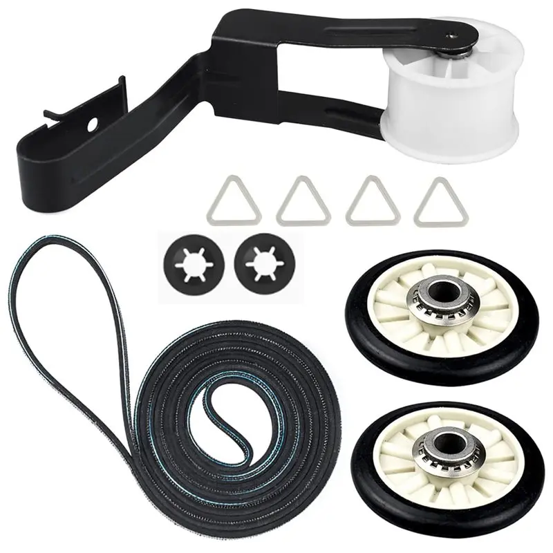 【THANKSGIVING DAY】Dryer Repair Kit- 4392065 With 349241T Drum Roller, 691366 Idler Pulley And 341241 Belt Replacement For Whirlp
【THANKSGIVING DAY】Dryer Repair Kit- 4392065 With 349241T Drum Roller, 691366 Idler Pulley And 341241 Belt Replacement For Whirlp