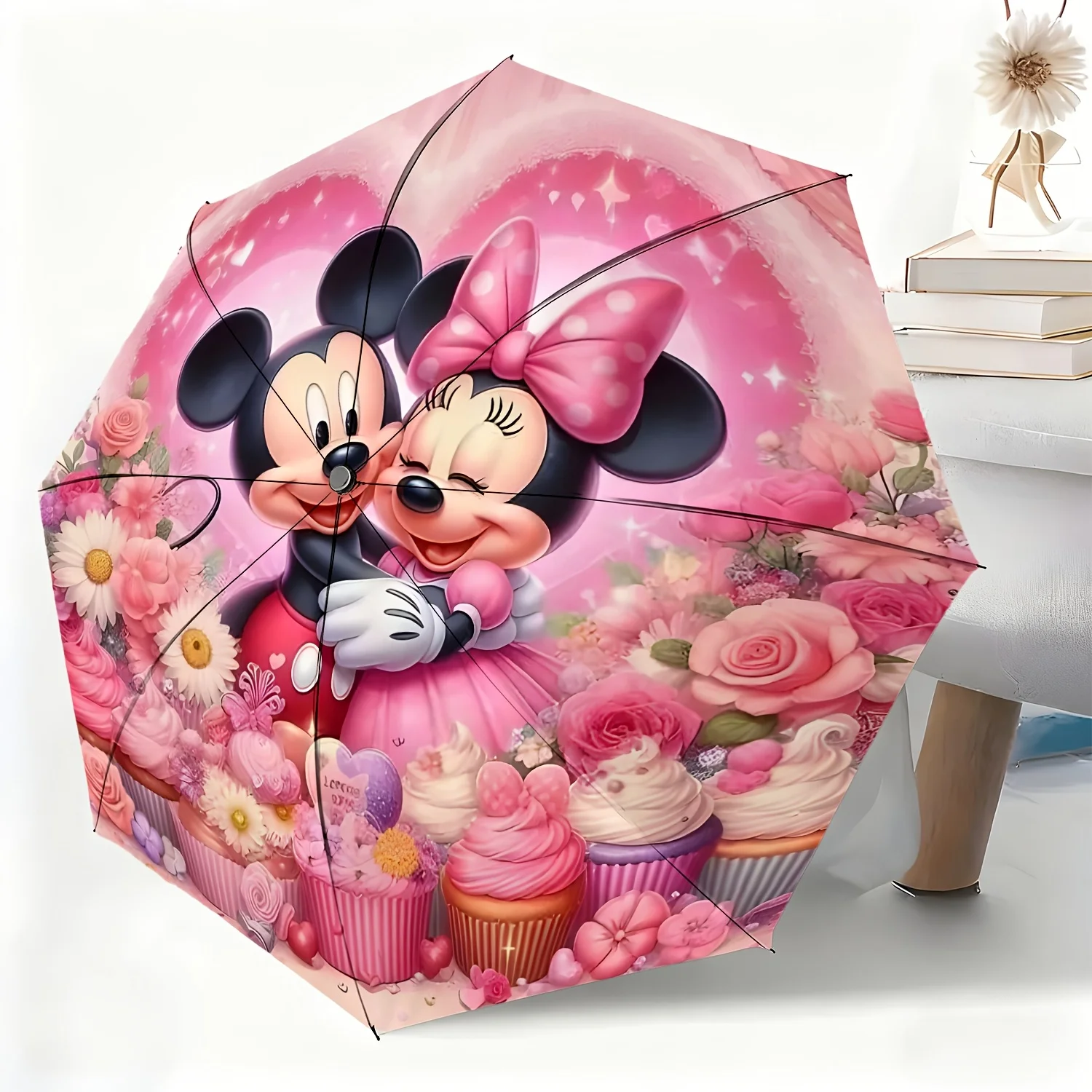 Автоматический зонт Disney с Микки и Минни, 1 шт., всепогодный складной зонт для любых случаев, портативный компактный зонт, Chri
Автоматический зонт Disney с Микки и Минни, 1 шт., всепогодный складной зонт для любых случаев, портативный компактный зонт, Chri