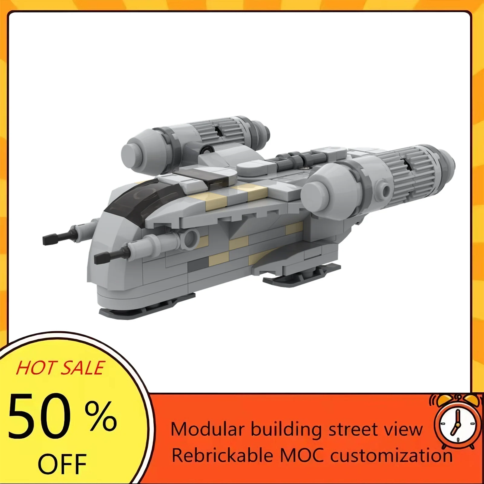 Набор для сборки космического корабля из 149 деталей, популярная модель по мотивам фильма «Звездные войны», модульные строительные блоки, технологичный подарок, игрушка для детей на праздник
Набор для сборки космического корабля из 149 деталей, популярная модель по мотивам фильма «Звездные войны», модульные строительные блоки, технологичный подарок, игрушка для детей на праздник