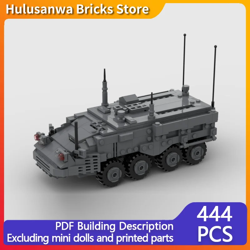 M126 Armored Vehicle Model MOC Building Bricks War Equipment Modular Technology Gifts Holiday Assemble Children Toys Suit
M126 Armored Vehicle Model MOC Building Bricks War Equipment Modular Technology Gifts Holiday Assemble Children Toys Suit
