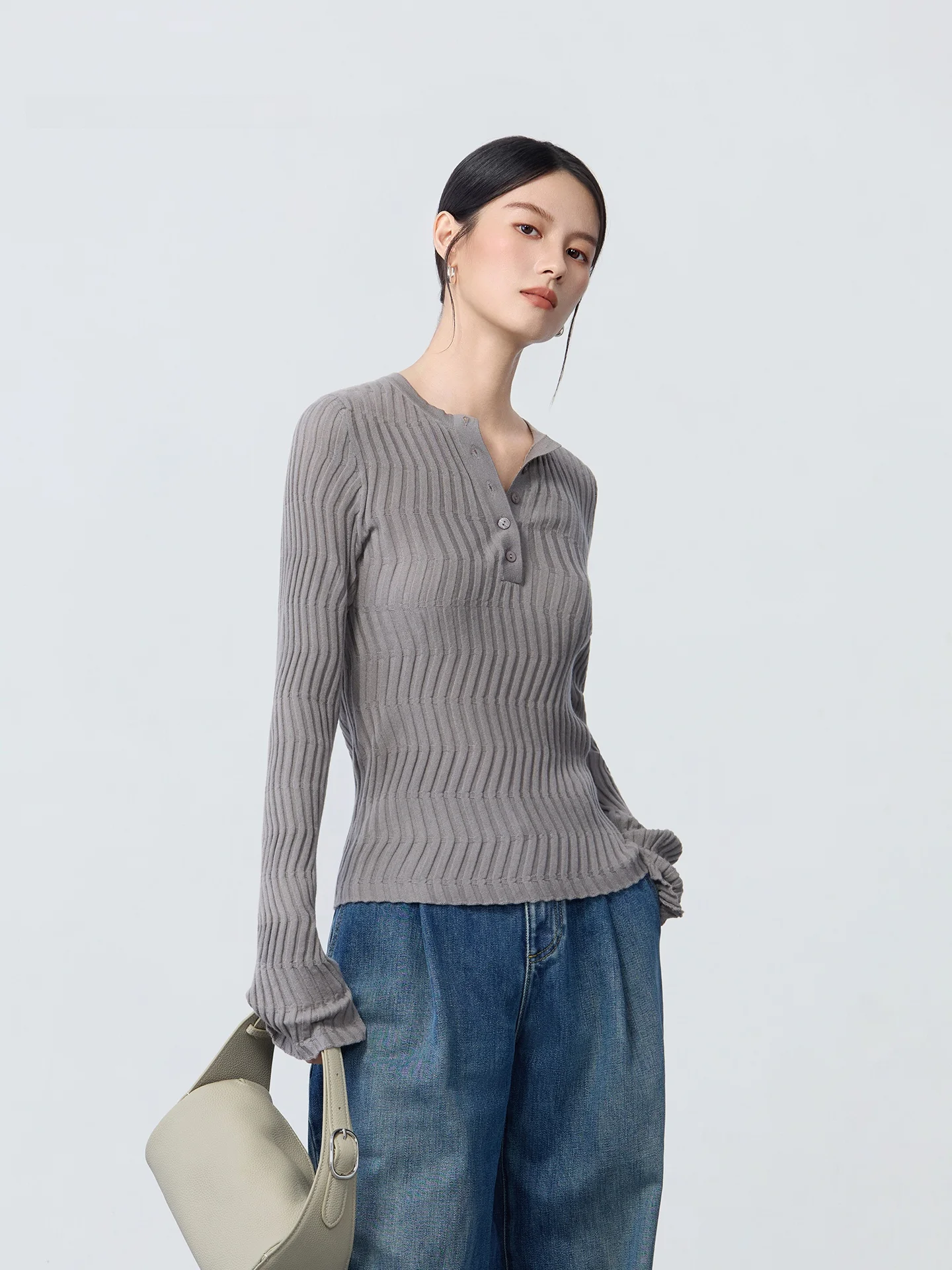 Moprobably Woolen Knitted Sweater round Ne Button up Casual Sle Women's Long Sve Top Versatile Comfortable Fit Knitwear
Moprobably Woolen Knitted Sweater round Ne Button up Casual Sle Women's Long Sve Top Versatile Comfortable Fit Knitwear