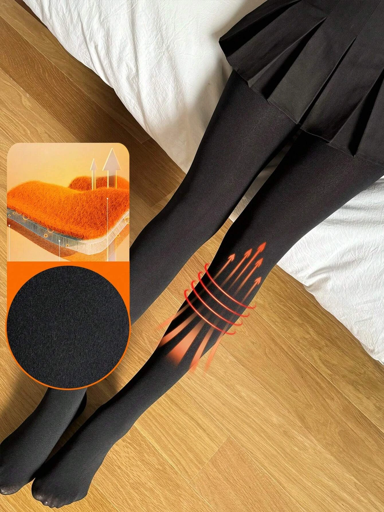 Thermal Brushed Fleece Tights for Women, Black Opaque Warm Pantyhose, High Elasticity Body Shaping Winter Leggings, Soft Fleece
Thermal Brushed Fleece Tights for Women, Black Opaque Warm Pantyhose, High Elasticity Body Shaping Winter Leggings, Soft Fleece