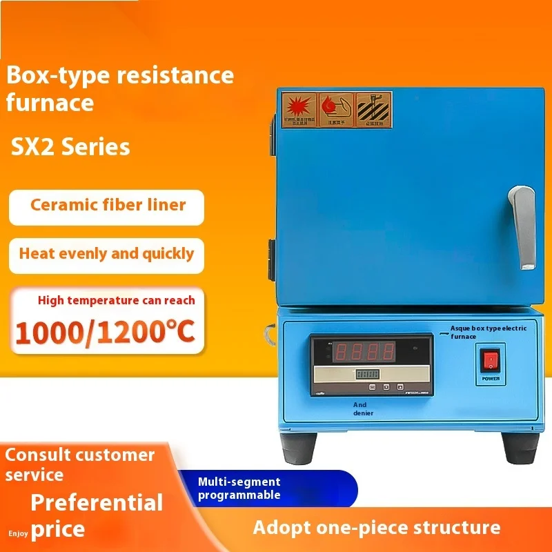 SX2 Hot Ash Annealing Quenching Box Type Resistance Experimental Electric High Temperature Muffle Furnace
SX2 Hot Ash Annealing Quenching Box Type Resistance Experimental Electric High Temperature Muffle Furnace