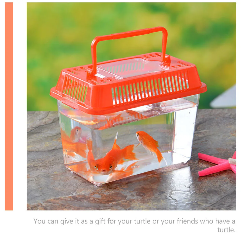 Transparent Turtle Box Portable Fish Tank Large Deep Design Reptile Storage Nest for Pet Transport Turtle Holder Container
Transparent Turtle Box Portable Fish Tank Large Deep Design Reptile Storage Nest for Pet Transport Turtle Holder Container