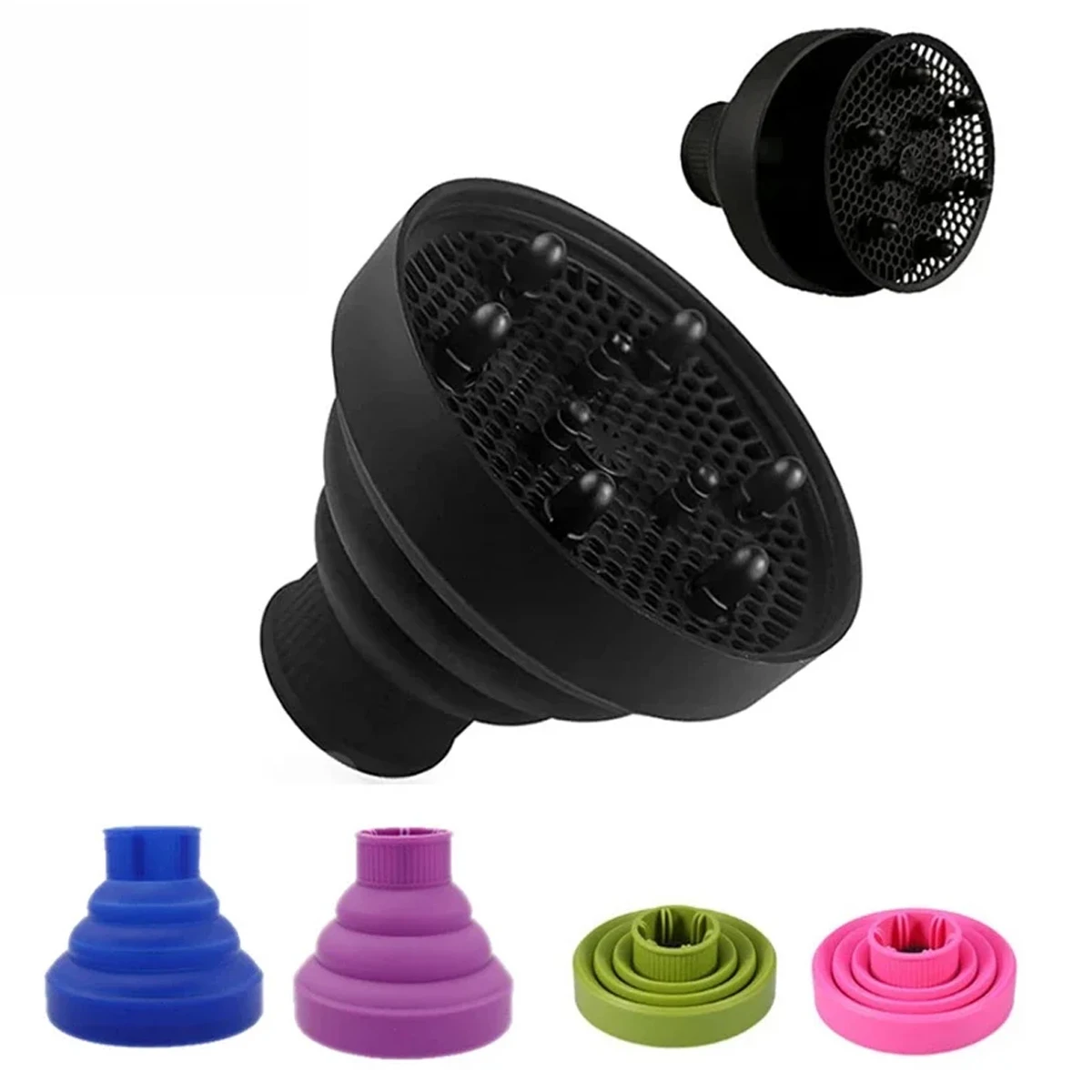 Silicone Foldable Hairdryer Diffuser Cover Barber Temperature Resistant Curly Drying Blower Salon Home Hair Styling Accessories
Silicone Foldable Hairdryer Diffuser Cover Barber Temperature Resistant Curly Drying Blower Salon Home Hair Styling Accessories