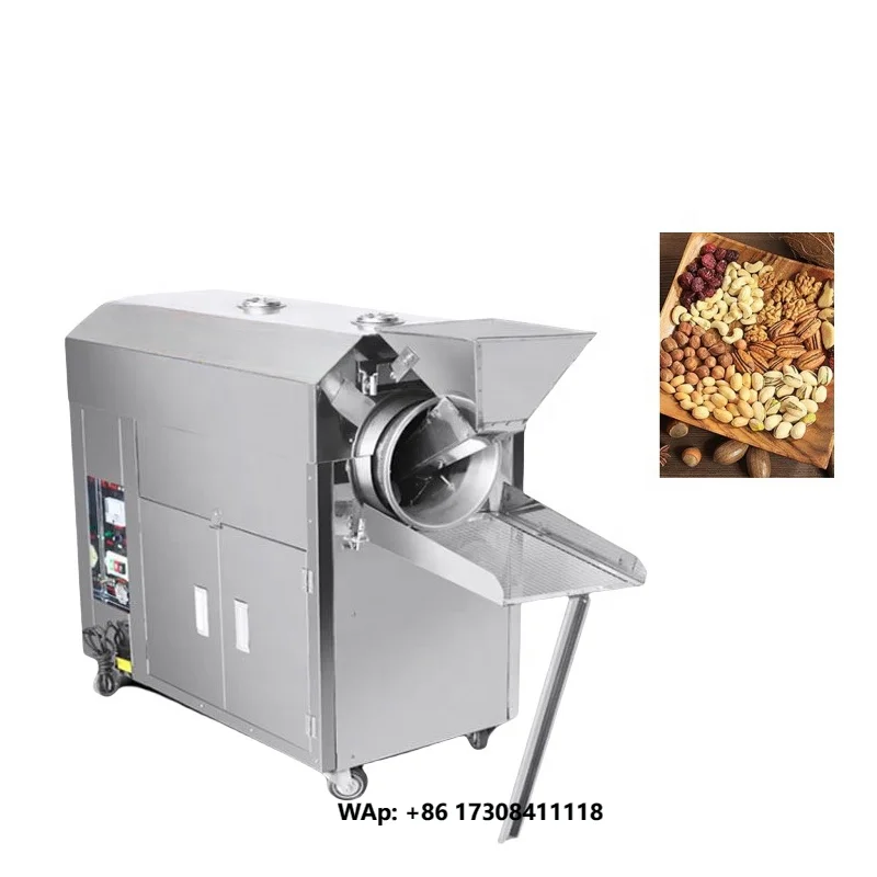 Stainless Steel 25/ 50/ 100kg Commercial Nuts Roaster Machine Cashew Peanuts Roasting Machine Other Grain Processing Machinery
Stainless Steel 25/ 50/ 100kg Commercial Nuts Roaster Machine Cashew Peanuts Roasting Machine Other Grain Processing Machinery
