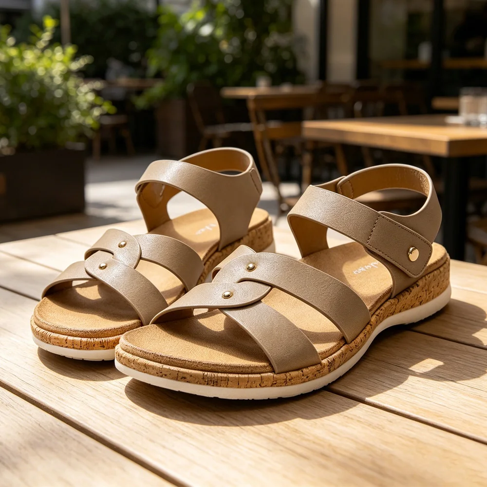 Women Open Toe Flat Sandals Arch Support Adjustable Comfort Summer Beach Casual Walking Shoes
Women Open Toe Flat Sandals Arch Support Adjustable Comfort Summer Beach Casual Walking Shoes