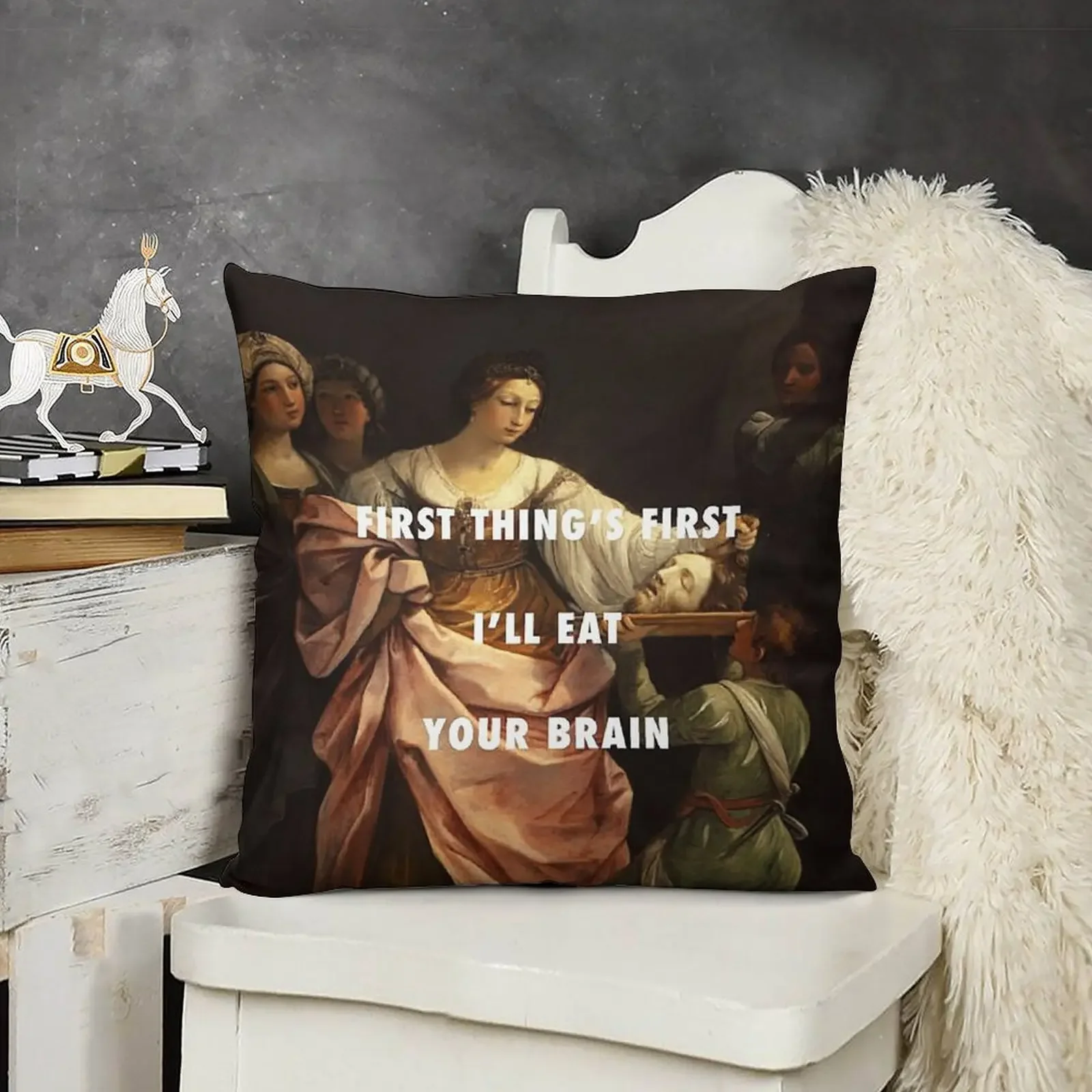 Salome w/ John The Baptists head Throw Pillow Cushion Cover Luxury Luxury Pillow Case christmas pillow case
Salome w/ John The Baptists head Throw Pillow Cushion Cover Luxury Luxury Pillow Case christmas pillow case