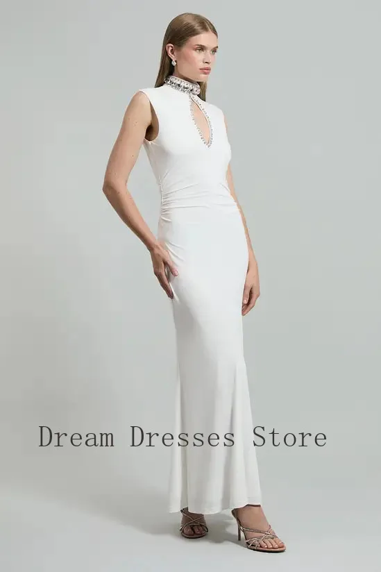 Customized Classic Chiffon Rhinestone Straight High Collar Long Dresses Bespoke Occasion Dresses Casual Simple Sizes Available
Customized Classic Chiffon Rhinestone Straight High Collar Long Dresses Bespoke Occasion Dresses Casual Simple Sizes Available