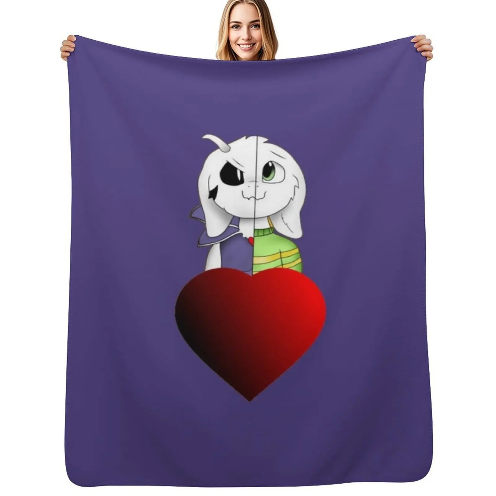 Asriel Dreemurr 2 faced Throw Blanket Warm Cozy Throw Blanket for Living Room Couch
Asriel Dreemurr 2 faced Throw Blanket Warm Cozy Throw Blanket for Living Room Couch