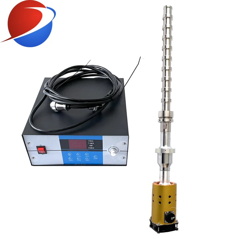2KW Ultrasonic Nanomaterial Emulsifying Disperser 20K Reactor Gasoline Refining Vibration Rod
2KW Ultrasonic Nanomaterial Emulsifying Disperser 20K Reactor Gasoline Refining Vibration Rod