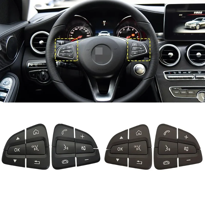 For Mercedes W205 W253 Car Steering Wheel Control Buttons Cover For Benz C GLC Class 2016-2022 C180 C200 GLC300 AMG 0999050200
For Mercedes W205 W253 Car Steering Wheel Control Buttons Cover For Benz C GLC Class 2016-2022 C180 C200 GLC300 AMG 0999050200