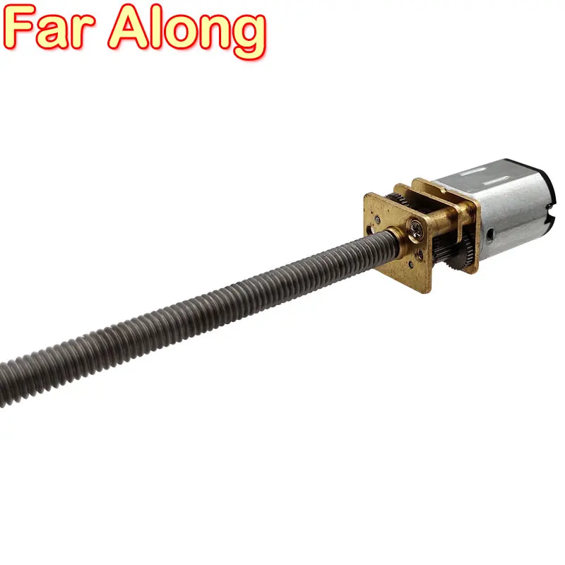  N20 Редукторный двигатель постоянного тока 3 В 6 В 12 В с резьбовым валом M4 100 мм с длинным валом Мини-двигатель постоянного тока
N20 Редукторный двигатель постоянного тока 3 В 6 В 12 В с резьбовым валом M4 100 мм с длинным валом Мини-двигатель постоянного тока